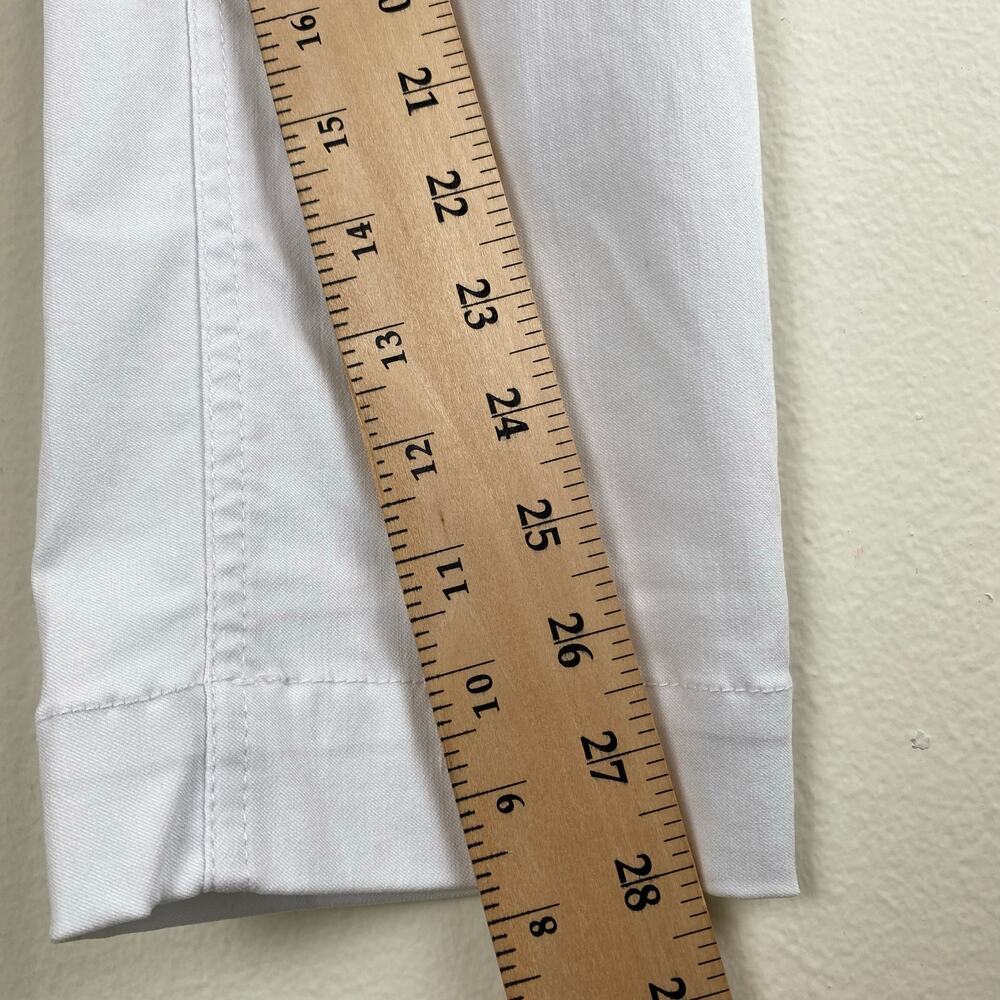Soft Surroundings White Ankle Pants Pull On Stretch Straight Leg M NWT - Picture 14 of 14